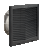 Hoffman HF1316513R HF Standard & Reverse Black Filter Fan