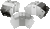 Hoffman CT46VSS Variable-Angle Elbow Fitting