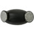 Morris 73119 Round Head LED Emergency Light Black