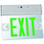 Morris 73405 Surface Mount Edge Lit Exit Sign Double Sided Legend Green LED Aluminum Housing