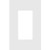Morris 80901 White 1 Gang Decorative Screwless Wallplate