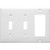 Morris 81311 White 3 Gang, 2 Toggle & 1 GFCI Wall Plate