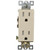 Morris 81960 Ivory 15A-125V Decorative Tamper Resistant Duplex Receptacle