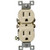 Morris 82120 Ivory 15A-125V Standard Duplex Receptacle