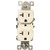 Morris 82151 White 20A 125V Commercial Duplex Receptacle