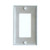Morris 83110 Stainless Steel 1 Gang Painted Steel Decorative/GFCI Wall Plate
