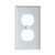 Morris 83210 Stainless Steel 1 Gang Painted Steel Duplex Receptacle Wall Plate