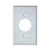 Morris 83445 Stainless Steel 1 Gang Painted Steel Single Receptacle Wall Plate