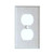 Morris 83730 Stainless Steel 1 Gang Duplex Receptacle Oversize Wall Plate