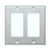 Morris 83822 Stainless Steel 2 Gang Decorative/GFCI Wall Plate