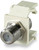 SignaMax CMK-F-BK F-Type Connector Module Keystone Module, Black