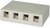 SignaMax SMKL-1 1-Port Surface Mount Box Ivory