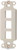 SignaMax DA-3-GY 3-Port Decora Style Keystone Adapter, Gray