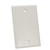 SignaMax SKF-B Blank Single Gang Light Ivory Faceplate