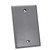 SignaMax SKF-B-GY Blank Single Gang Gray Faceplate