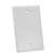 SignaMax SKF-B-WH Blank Single Gang White Faceplate