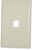 SignaMax SKFM-1 1-Port Single Gang Ivory Oversize Faceplate