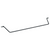 Middle Atlantic LBP-1R4 Round 4" Offset Lace Bar, 10 Pack