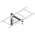Middle Atlantic CLB-TSB-6 12" W Triangle Wall Support Bracket, Box of 6