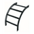 Middle Atlantic CLB-VO90-W24 90 Degree 24" W Vertical Outside Ladder Bend