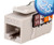 Vertical Cable 352-V2705/GY/25 Cat6 Gray Data Grade Keystone Jack, 25 Pack
