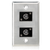 Atlas SG-XLR-F2 Single Gang Stainless Steel Plate