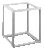 Hoffman PF786HF Proline Frame Base for Sloped-Front HMI