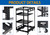 SES 15U Open Frame Floor Rack