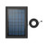 Ring Solar Panel (1st Generation), 2.4W, Barrel Plug Connector - for Spotlight Cam Battery and Stick Up Cam Battery - Black