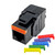 Simply45 S45-3600B-25 Black Cat6/6A UTP 180 Degree Keystone Jack, 25 Pack