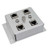 L-Com CMSP-CAT6-2 Indoor 2-Port 10/100/1000 Base-T Shielded CAT6 PoE Lightning Protector - RJ45