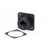 L-Com ECSD0103U00 Category 5e, Ruggedized Flange Mount, Zinc-Nickel finish with Grounding Shield