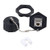 L-Com WPBHC6 Cat 6 IP67 RJ45 Bulkhead Panel Mount Coupler, Shielded, Feed-Thru with Dust Cap