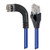L-Com TRD695SRA1Y-7 Shielded Category 6 Right Angle RJ45 Ethernet Patch Cords -Straight to Down Angle