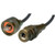 L-Com TRD8RG5-02 IP68 Cat5e Cable, Ruggedized RJ45, Plug to Jack, ZnNi Finish w/ FR-TPE Cable & Dust Caps, 1.0m