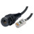 L-Com TRD8RG8-01 IP68 Ethernet Cable, RJ45 Jack / Standard RJ45 Plug, ANOD Finish w/ FR-TPE Cable & Dust Cap