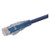 L-Com TRD815BL-80 Category 5e Shielded Right Angle RJ45 Ethernet Patch Cords - RA (Right) to Straight - Blue