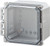 Integra H6064HCF 6" x 6" x 4" Traditional High Impact Polycarbonate Hinged Enclosure