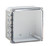 Integra H8084HCF-6P 8" x 8" x 4" Traditional High Impact Polycarbonate Hinged Enclosure