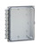 Integra H10082HCF 10" x 8" x 2" Traditional High Impact Polycarbonate Hinged Enclosure