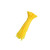 Kable Kontrol CT262CL-YELLOW 11" Yellow Nylon Cable Ties, 100 Pack