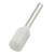 Morris 12712 22 AWG White Nylon Insulated Ferrules, 100 Pack