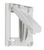 Bell MX2050WH 2-Gang Flip Weatherproof Cover