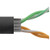 L-Com TD22C5E-BLK-500F 500Ft Black Cat5E Bulk Ethernet Cable