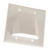 Vertical Cable 307-507F/2G/WH Dual Gang White Feedthrough Wall Plate