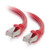 C2G CG00856 25Ft. Cat6 Snagless Shielded (STP) Ethernet Network Patch Cable - Red