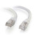 C2G CG00930 35Ft. Cat6 Snagless Shielded (STP) Ethernet Network Patch Cable - White