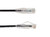 Vertical Cable 077-2019/1BK Cat6A 1Ft Black Slim Patch Cord