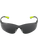 Bullhead Safety BH2143AF Bass Smoke Anti-Fog Lens, Frosted Black Frame Safety Glasses