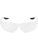 Bullhead Safety BH2811AF Discus Clear Anti-Fog Lens, Frosted Clear Frame Safety Glasses